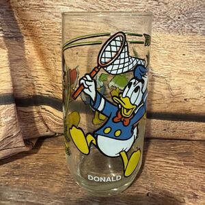 Vtg 1978 Disney Pepsi Donald Duck Drinking Glass Scrooge McDuck Huey Dewey Louie